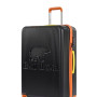 Bad Bear Logo Suitcase 23.01.80.001S Siyah Büyük Boy Tekerlekli ABS Valiz 95 Lt.