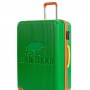 Bad Bear Logo Suitcase 23.01.80.001Y Yeşil Büyük Boy Tekerlekli ABS Valiz 95 Lt.