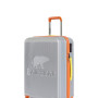 Bad Bear Logo Suitcase 23.01.80.002G Gri Orta Boy Tekerlekli ABS Valiz 64 Lt.