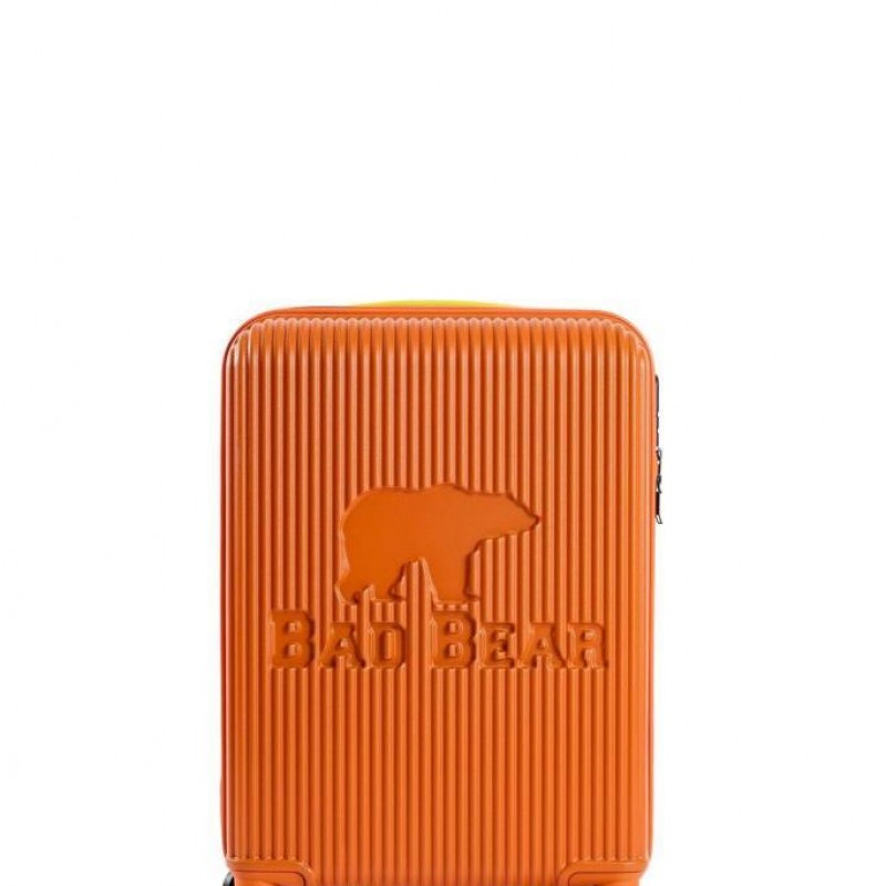 Bad Bear Logo Suitcase 23.01.80.002T Turuncu Orta Boy Valiz 64LT