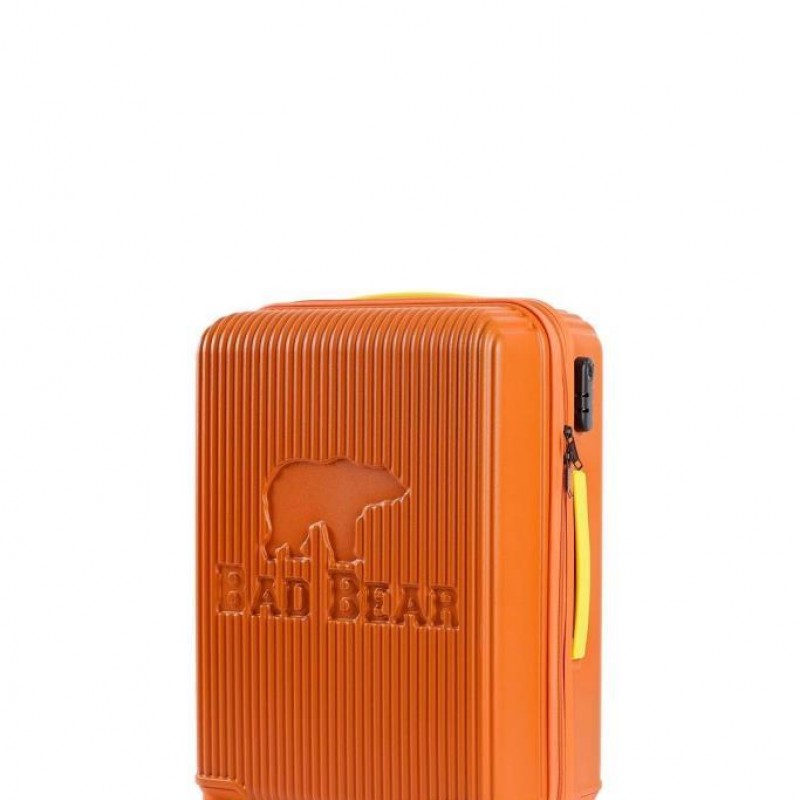 Bad Bear Logo Suitcase 23.01.80.002T Turuncu Orta Boy Valiz 64LT