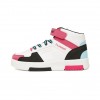 hummel Courfu JR 900553-9047 Beyaz & Siyah & Pembe Kız Çocuk Günlük Spor Ayakkabı