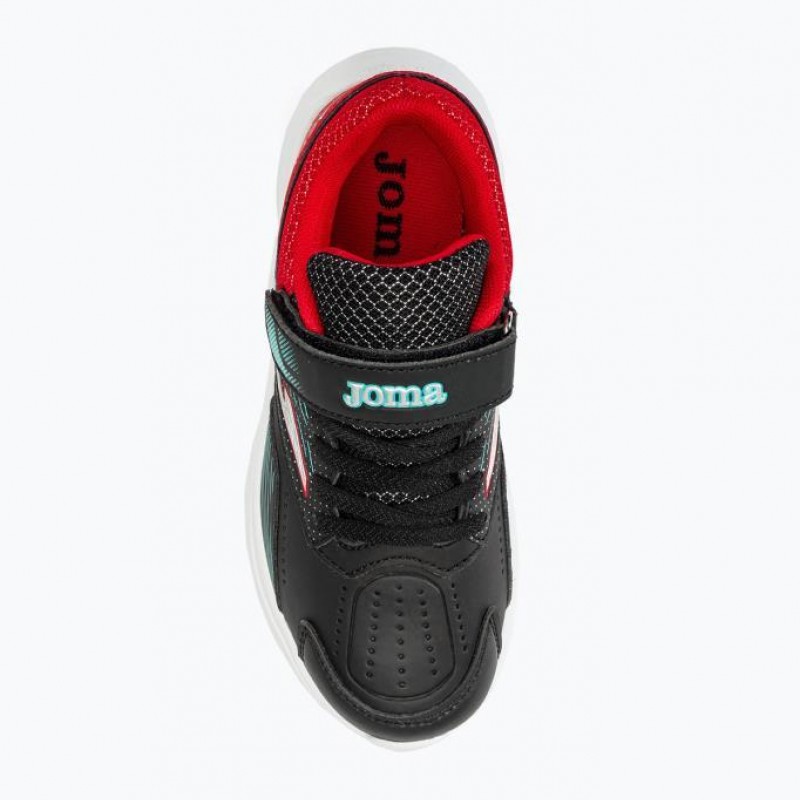 Joma Active JR 2401 JACTIW2401V Siyah Kırmızı Çocuk Günlük Spor Ayakkabı