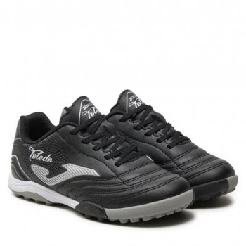 Joma Toledo JR 2401 TOJW2401TF Siyah & Beyaz & Gri Çocuk Halı Saha Ayakkabı