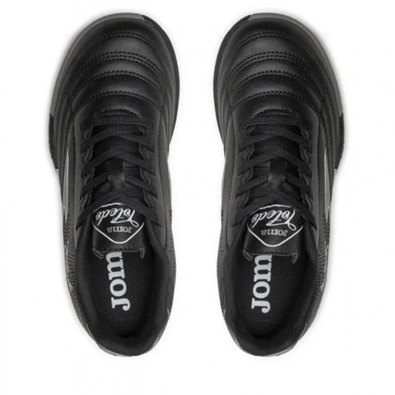 Joma Toledo JR 2401 TOJW2401TF Siyah & Beyaz & Gri Çocuk Halı Saha Ayakkabı