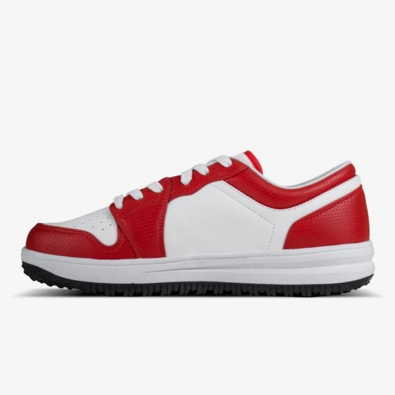 Lescon Elite Sneakers 23NAE00ELTEM-028 Beyaz/Kırmızı  Erkek Günlük Spor Ayakkabı