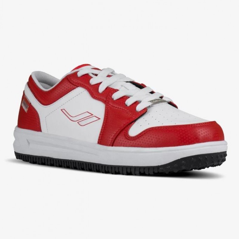 Lescon Elite Sneakers 23NAE00ELTEM-028 Beyaz/Kırmızı  Erkek Günlük Spor Ayakkabı