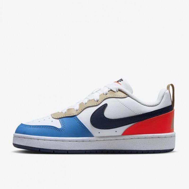 Nike Court Borough Low Recraft (GS) DV5456-124 Beyaz Kadın Spor Ayakkabı