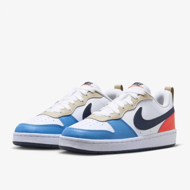 Nike Court Borough Low Recraft (GS) DV5456-124 Beyaz Kadın Spor Ayakkabı