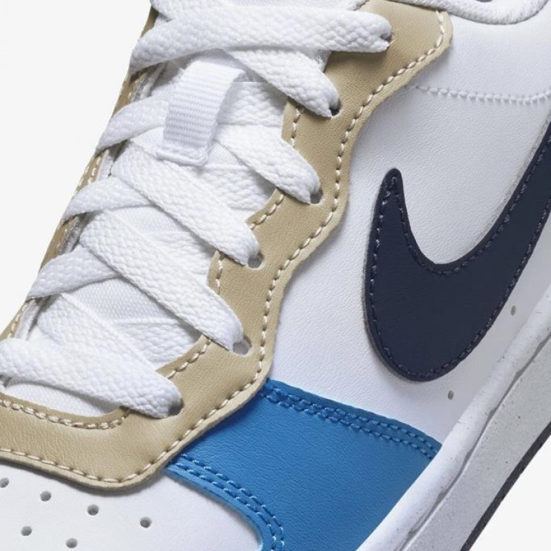 Nike Court Borough Low Recraft (GS) DV5456-124 Beyaz Kadın Spor Ayakkabı