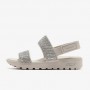 Skechers Arch Fit Footsteps - Enchant 111531-NAT Gri Kadın Sandalet